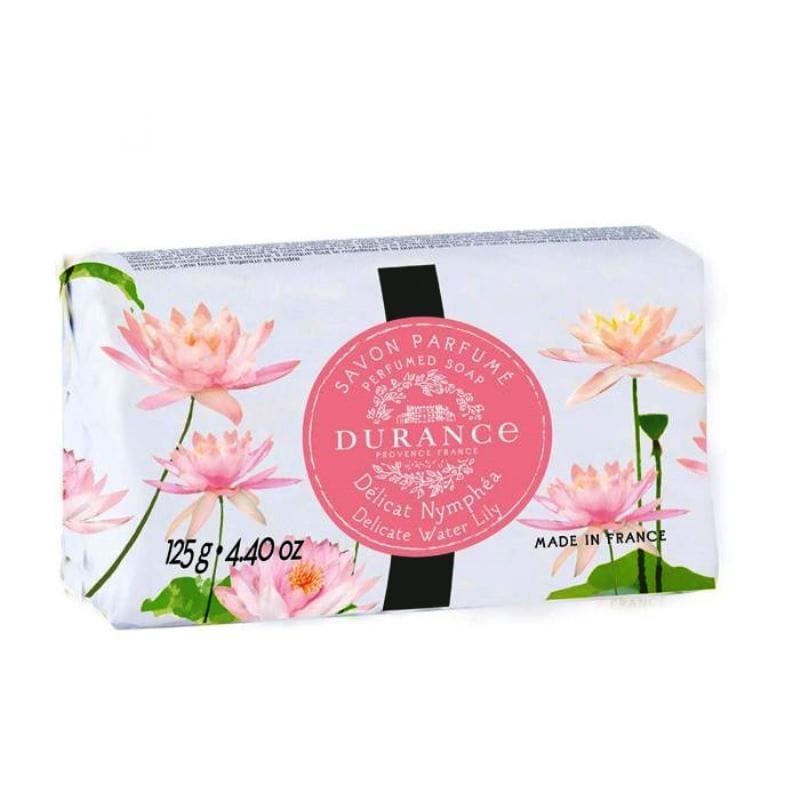 007415 PASTILLA DE JABON PERFUMADO DURANCE 125 GR DELICADO NENUFAR