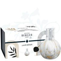 4835 MARBRURE BLANCHE Lampe Berger