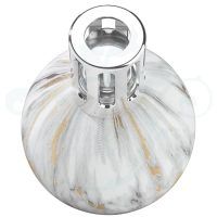 4835 MARBRURE BLANCHE Lampe Berger