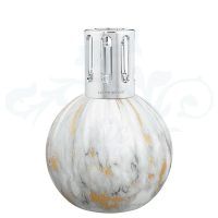 4835 MARBRURE BLANCHE Lampe Berger