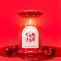 VELA TRENDY CERISE 150 GR My Jolie Candle