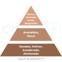 PIRAMIDE OLFATIVA CALM & SERENITY Cerería Mollá 1899